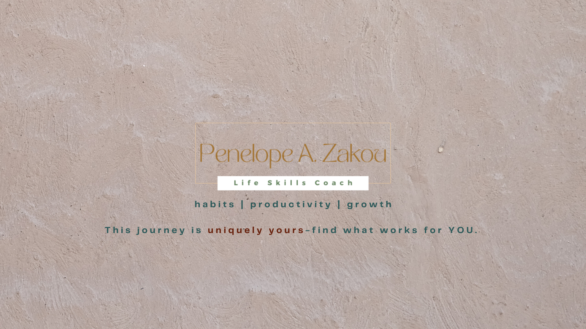 Penelope A. Zakou Coaching